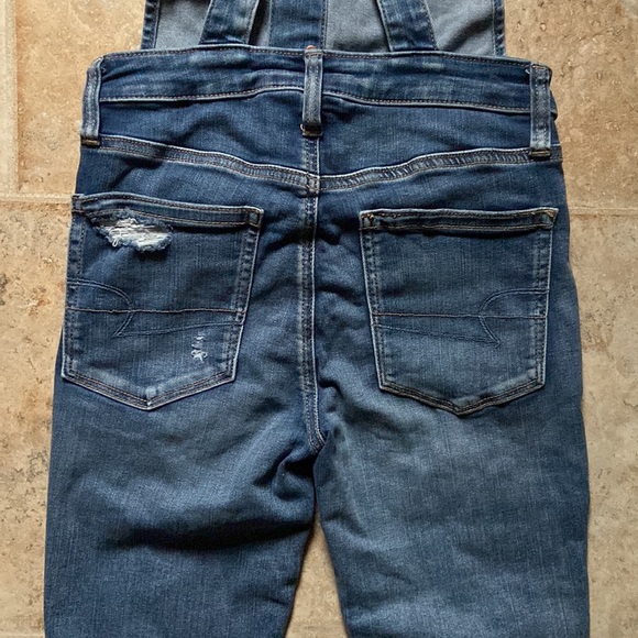 American Eagle AE Next Level Stretch Overalls 2 long - Picture 6 of 9